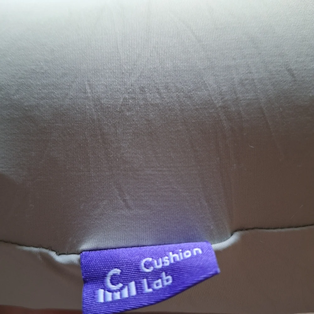 CUSHION LAB Deep Sleep Pillow Ergonomic Contour Design for Side & Back Sleepers